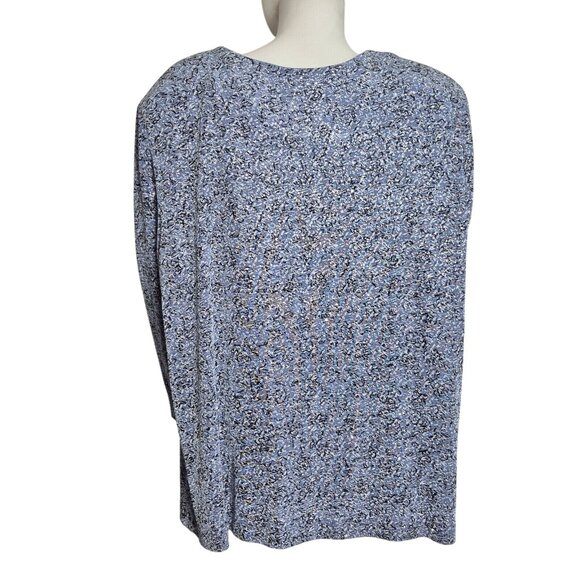 Alex Evenings Women's 2 piece  Jacket And Tank Set Size 3X Plus Blue Hydrange 49 - Picture 2 of 14